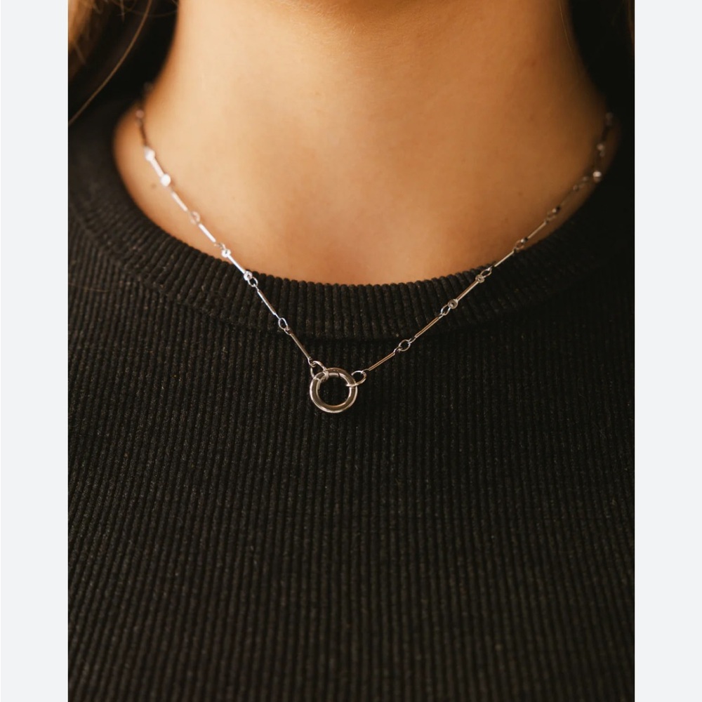 Bohme Silver Circle Necklace